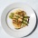 plate with a fancy meal