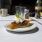 table with pie on a plate